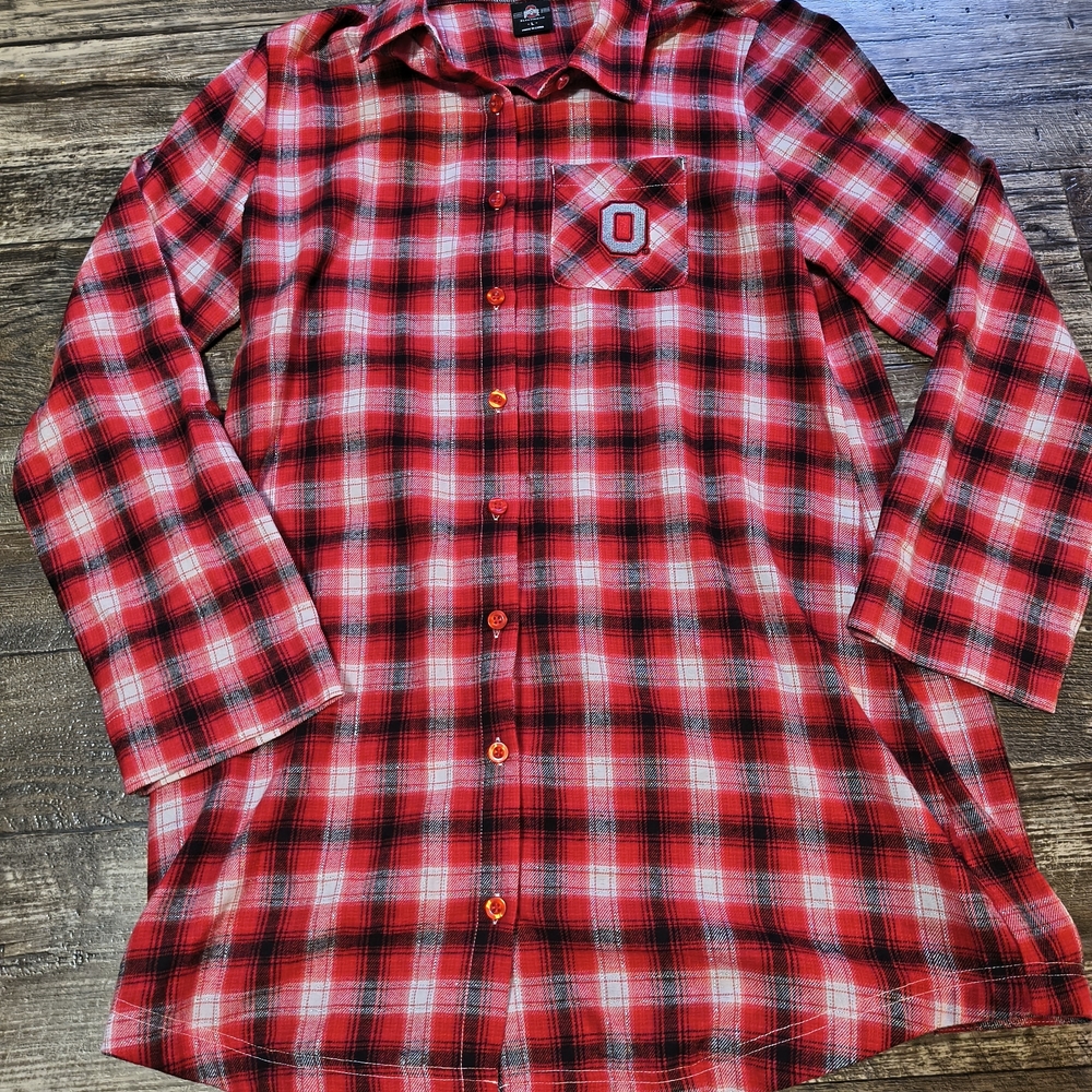 Red Plaid Women's Shirt